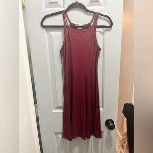 planet gold women’s small crimson mini dress